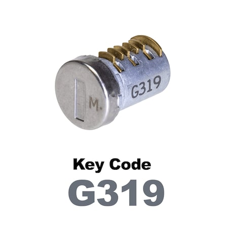 Global Replacement Lock Cylinder, For Master Key Applications, For use in Locks with Key Code G319 KC-SM-NK-319